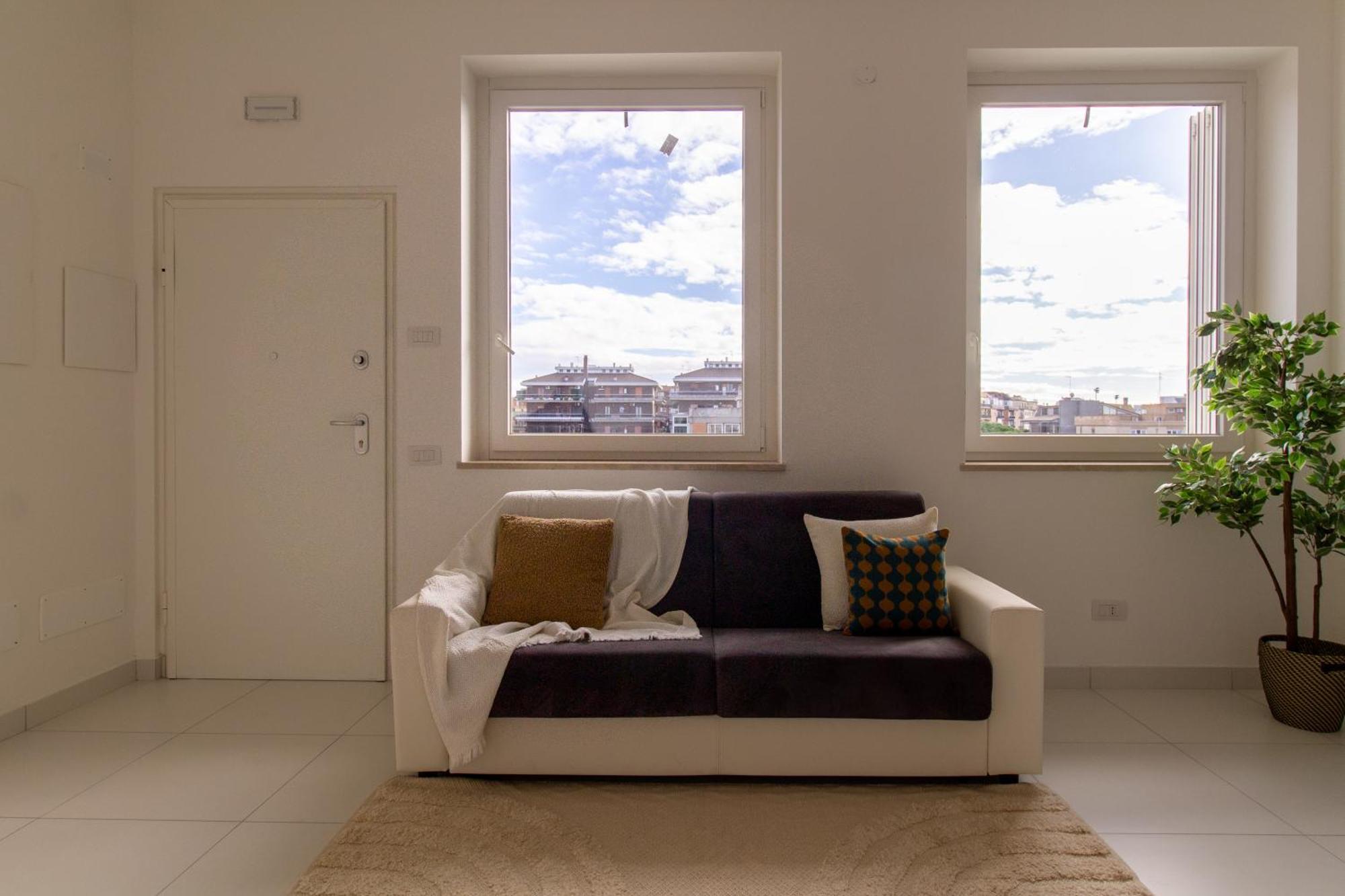 Sky Suite Blue Pomezia Bagian luar foto